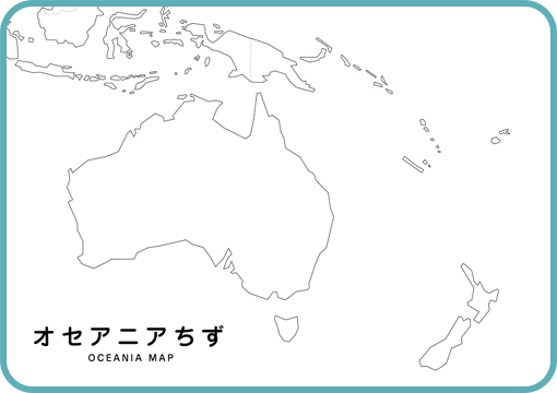 オセアニア地図